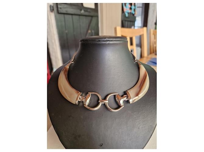 Gucci Collana in corno e argento 925 Marrone - vista 2