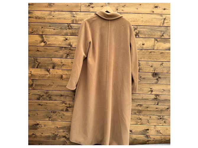 Max Mara Abrigo largo de lana y cachemira camel Camello - vista 2