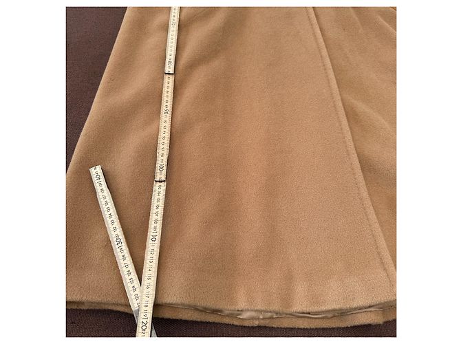 Max Mara Abrigo largo de lana y cachemira camel Camello - vista 7
