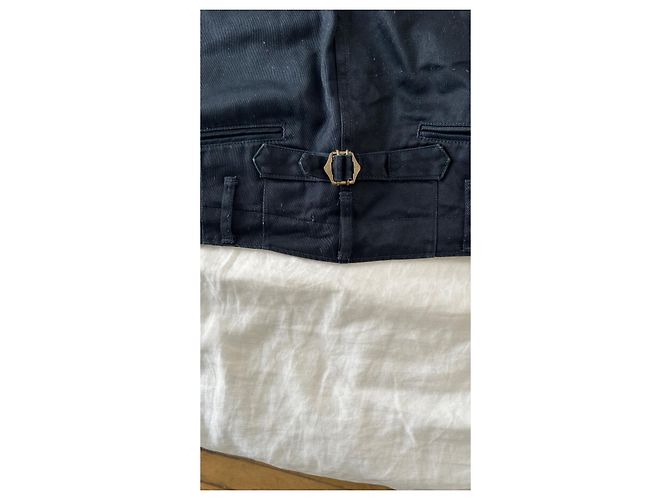 visvim Shorts Chino Ultra Deep Navy Realizzato in Giappone Nero Blu navy - vista 10