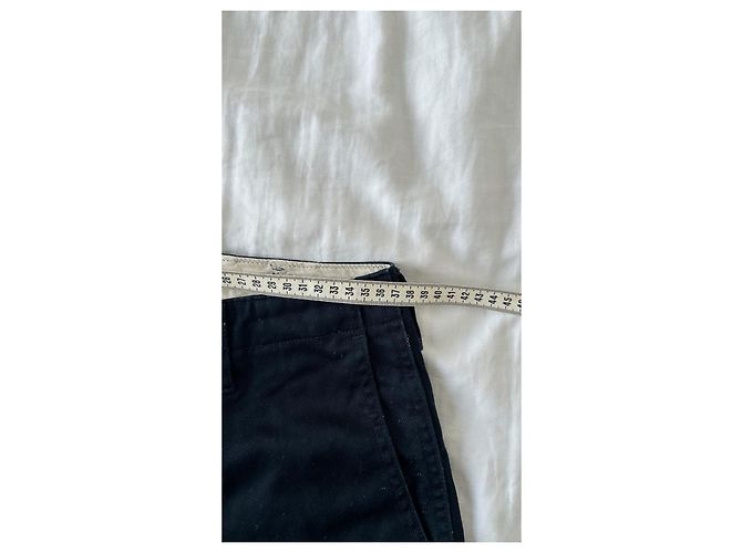 visvim Shorts Chino Ultra Deep Navy Realizzato in Giappone Nero Blu navy - vista 11