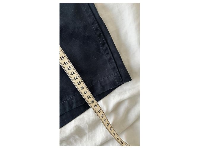 visvim Shorts Chino Ultra Deep Navy Realizzato in Giappone Nero Blu navy - vista 12