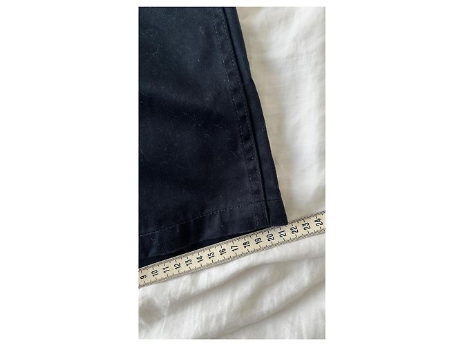 visvim Shorts Chino Ultra Deep Navy Realizzato in Giappone Nero Blu navy - vista 13