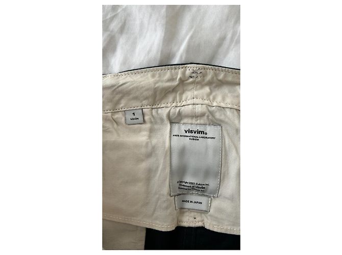visvim Shorts Chino Ultra Deep Navy Realizzato in Giappone Nero Blu navy - vista 4