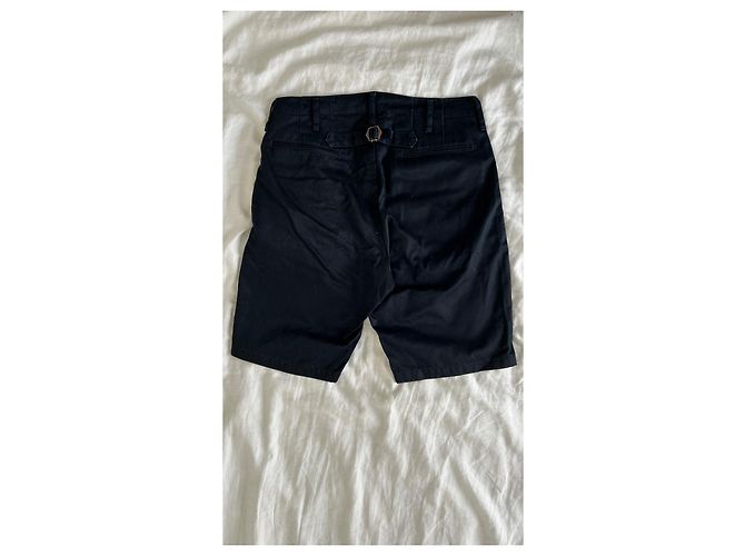 visvim Shorts Chino Ultra Deep Navy Realizzato in Giappone Nero Blu navy - vista 9