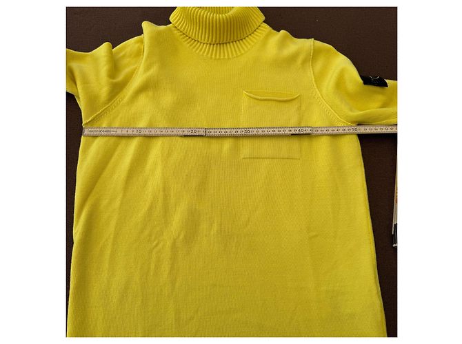 Stone Island Gelber Woll-Rollkragenpullover - Ansicht 6