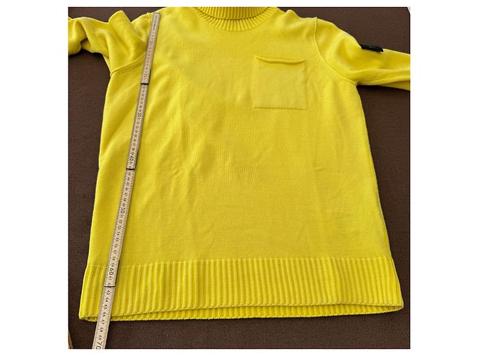 Stone Island Gelber Woll-Rollkragenpullover - Ansicht 7