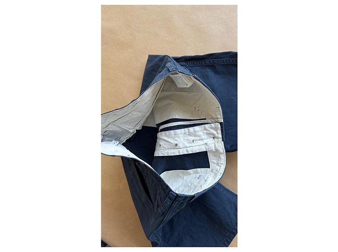 visvim Short Chino F.I.L. Exclusive Blu Navy Blu scuro - vista 11