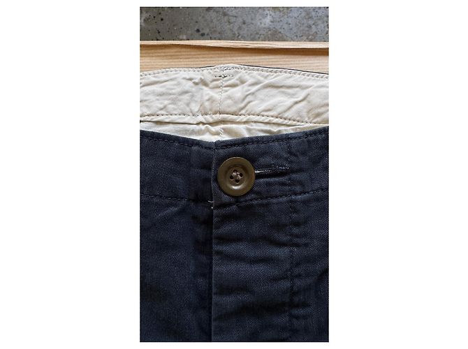 visvim Short Chino F.I.L. Exclusive Blu Navy Blu scuro - vista 3