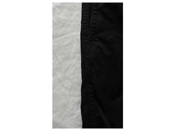 Visvim Giza Cotton Chino Shorts Neri - XL Nero - vista 12