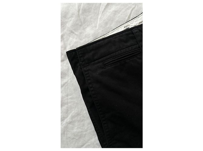 Visvim Giza Cotton Chino Shorts Neri - XL Nero - vista 13