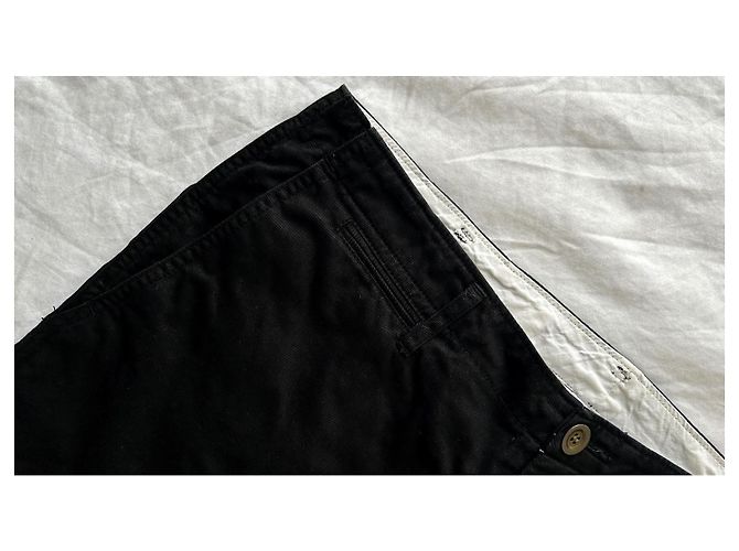 Visvim Giza Cotton Chino Shorts Neri - XL Nero - vista 2