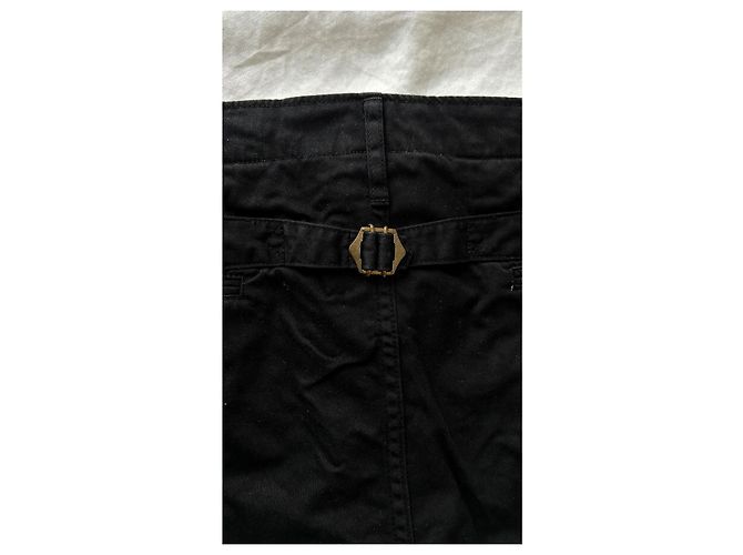 Visvim Giza Cotton Chino Shorts Neri - XL Nero - vista 9
