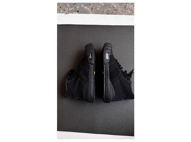 Sneakers Visvim VS Lanier Hi Vibram Nero - vista 3