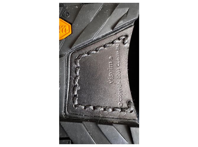 Sneakers Visvim VS Lanier Hi Vibram Nero - vista 7