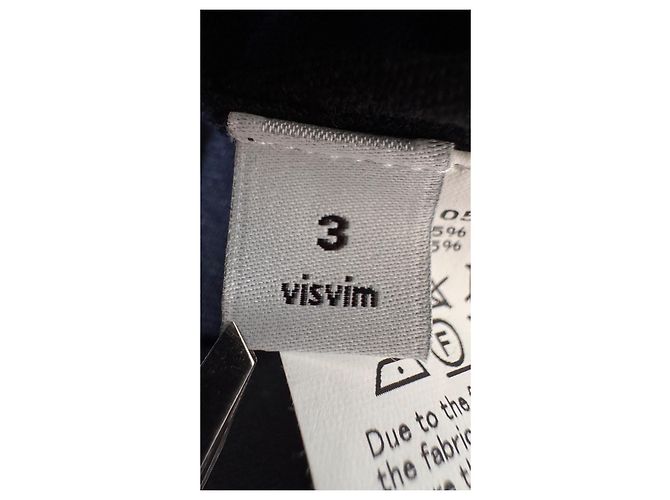 visvim Dugout Shirt Schwarz Wolle Leinen - Ansicht 11