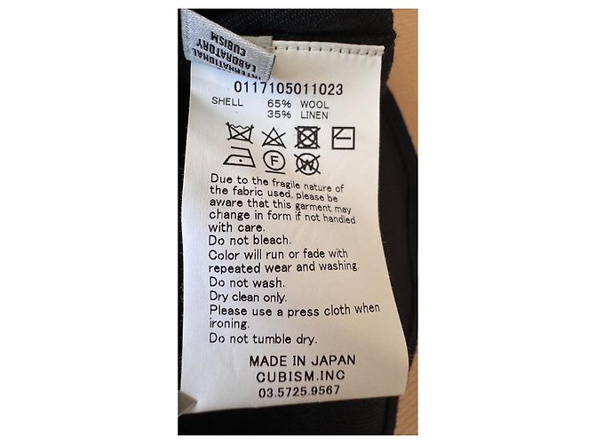 visvim Dugout Shirt Schwarz Wolle Leinen - Ansicht 13