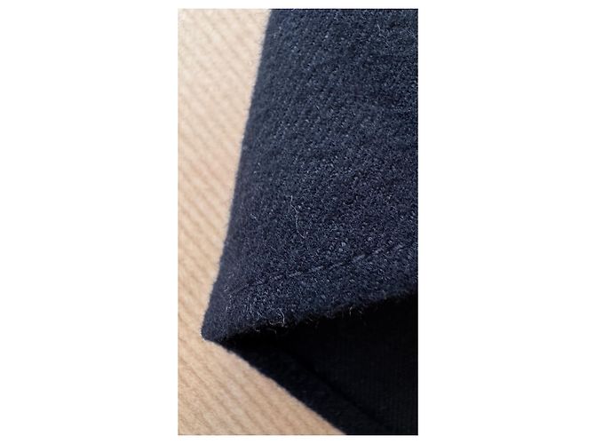 visvim Dugout Shirt Schwarz Wolle Leinen - Ansicht 14