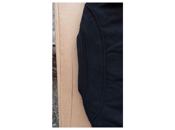 visvim Dugout Shirt Schwarz Wolle Leinen - Ansicht 16
