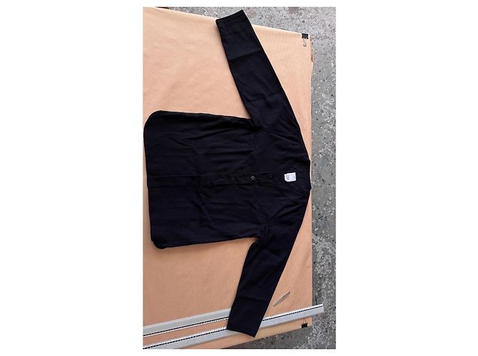 visvim Dugout Shirt Schwarz Wolle Leinen - Ansicht 2