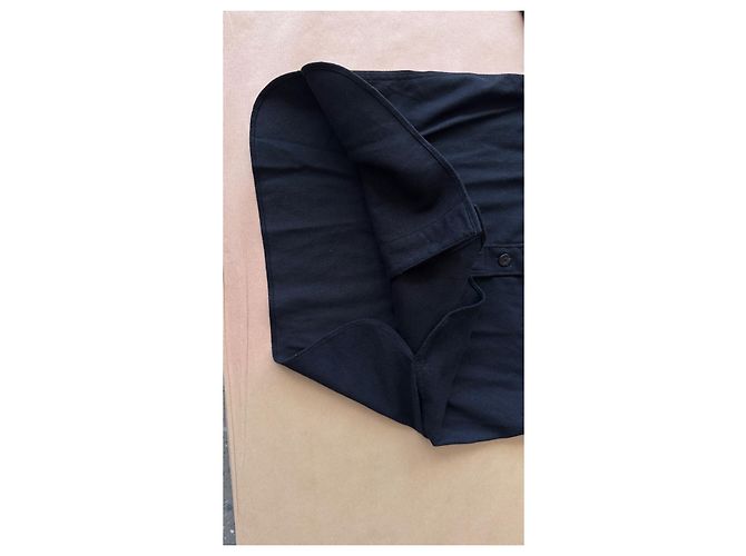 visvim Dugout Shirt Schwarz Wolle Leinen - Ansicht 3