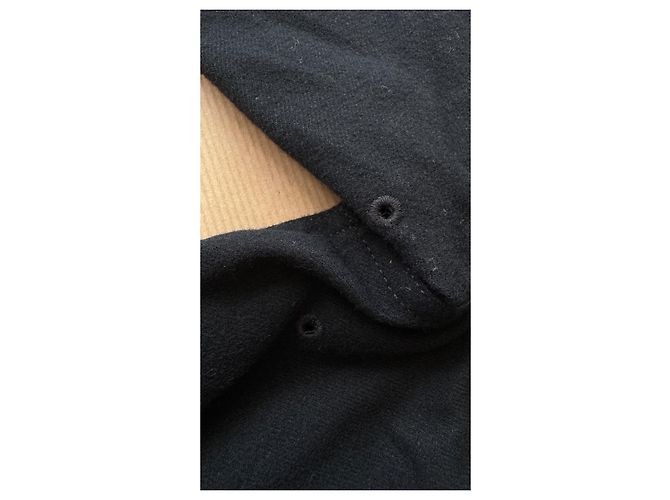 visvim Dugout Shirt Schwarz Wolle Leinen - Ansicht 4