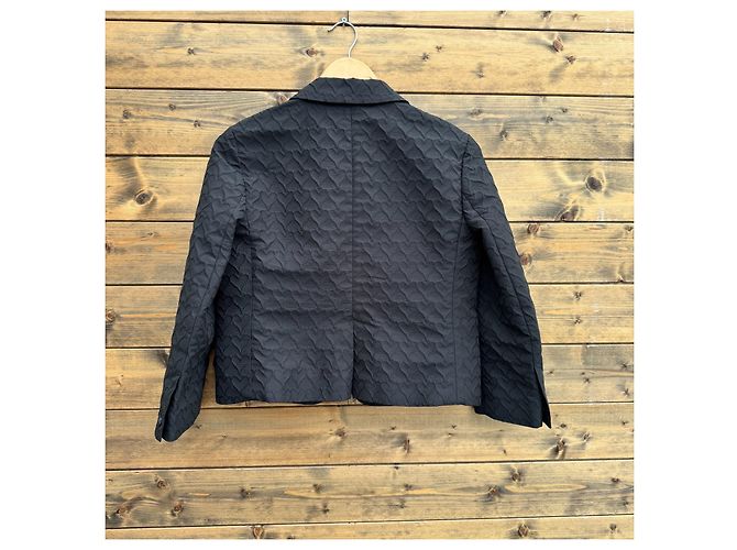 Chaqueta Red Valentino Acolchada Corazones Negro - vista 2