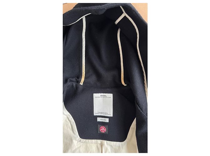 Visvim Commodore Wollmantel Windstopper Gore-Tex - Schwarz - Ansicht 14
