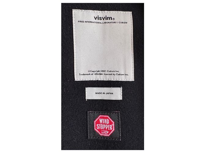 Visvim Commodore Wollmantel Windstopper Gore-Tex - Schwarz - Ansicht 15