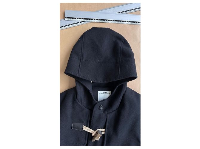 Visvim Commodore Wollmantel Windstopper Gore-Tex - Schwarz - Ansicht 8