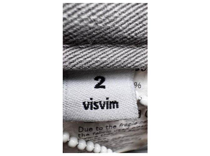Pantalone visvim Fluxus 04 Chino Damaged Grigio - vista 10