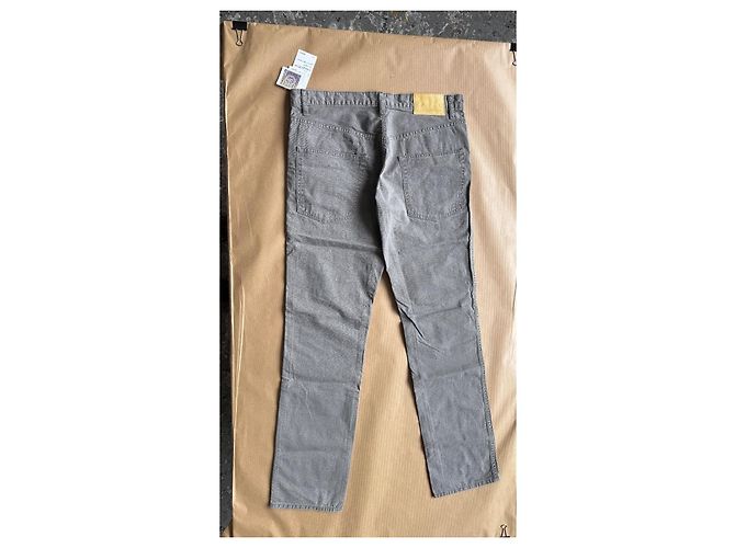 Pantalone visvim Fluxus 04 Chino Damaged Grigio - vista 13