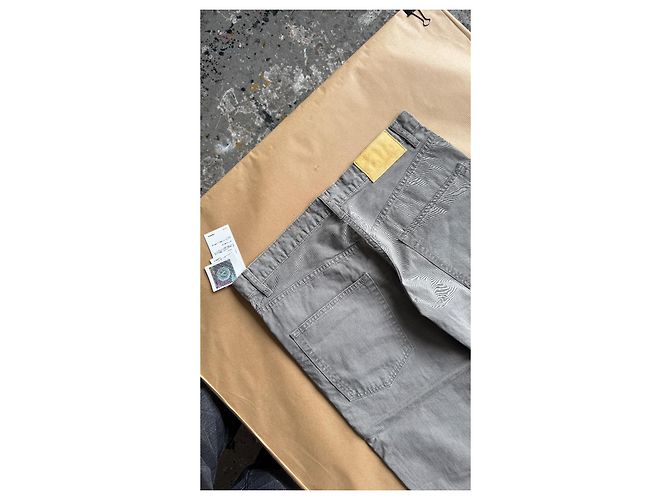 Pantalone visvim Fluxus 04 Chino Damaged Grigio - vista 14