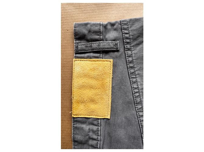 Pantalone visvim Fluxus 04 Chino Damaged Grigio - vista 16