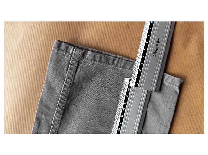 Pantalone visvim Fluxus 04 Chino Damaged Grigio - vista 18
