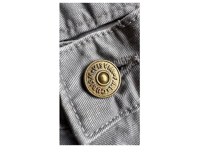 Pantalone visvim Fluxus 04 Chino Damaged Grigio - vista 6