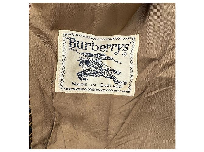 Burberrys Check Wool Blazer Brown Red Blue Green - view 3