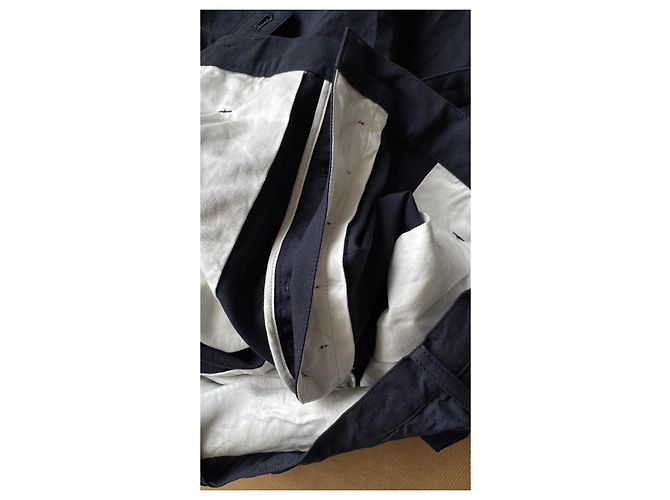 visvim Pantaloni Travailler Braces Blu Scuro - vista 17