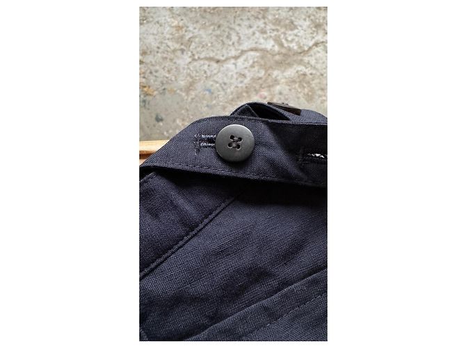 visvim Pantaloni Travailler Braces Blu Scuro - vista 7