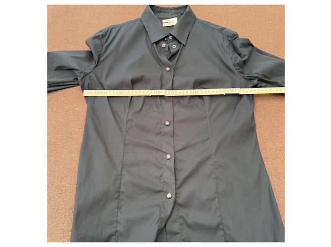 Prada Schwarzes Baumwollhemd Slim Fit - Ansicht 5