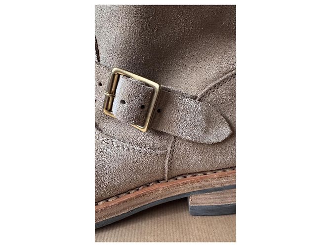 US8.5 . indossato 3 volte . visvim . t.w.o. boots folk suede . handmade goodyear . 0120102002007 Marrone - vista 3