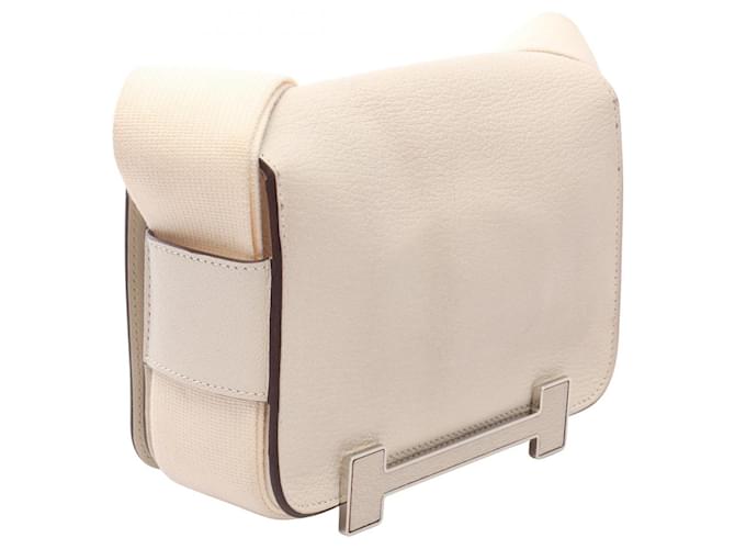 Hermès Borsa a tracolla Hermes Geta Nata Crudo - vista 2
