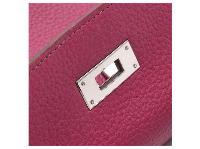 Hermès Borsa Hermes Kelly 28 Tosca Porpora - vista 8