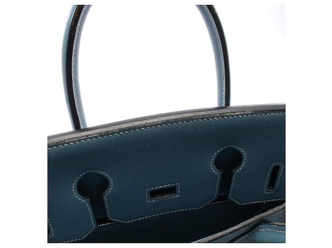 Hermès Borsa Hermes Haut à Courroies 32 Blu - vista 10