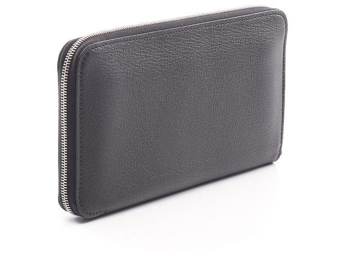 Hermès Portafoglio tondo classico Azap Long Hermes Nero - vista 2