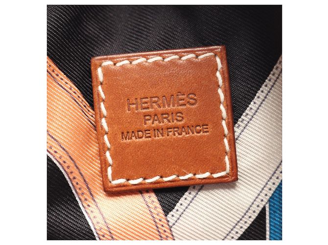 Hermès Zaino Hermes AirSilk Cavalcadour Nero Multicolore - vista 4