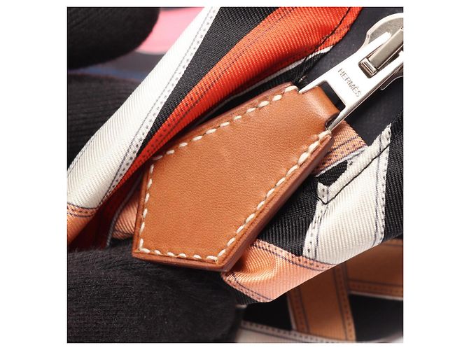 Hermès Zaino Hermes AirSilk Cavalcadour Nero Multicolore - vista 6