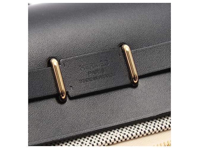 Borsa a tracolla Hermès Herbag Zip Mini Marrone Nero - vista 4
