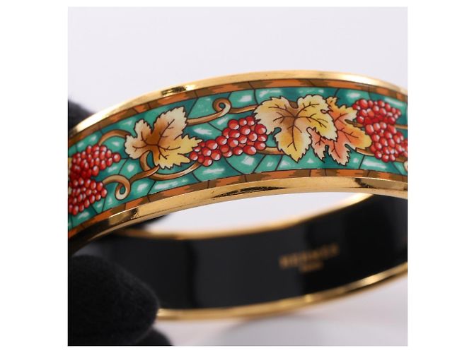 Hermès Pulsera EMAGLE GM Hermes Multicolor Dorado - vista 6