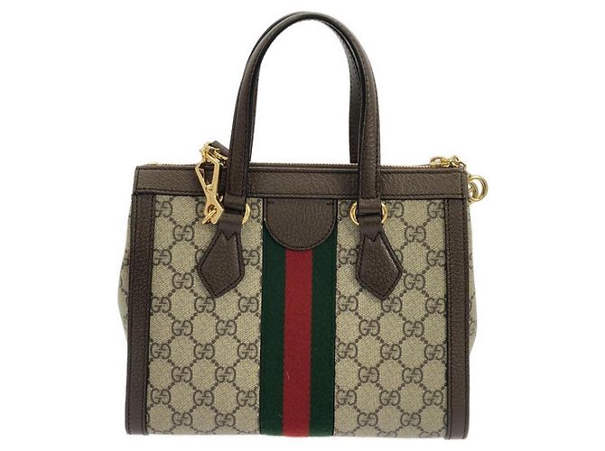 Bolso Gucci Ophidia Castaño Beige - vista 2